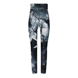 Reebok Lux Allover Print Bold Leggings Womens Gym Legging