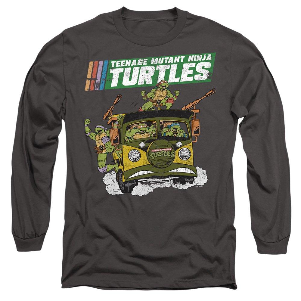 Tmnt Van Long Sleeve T-Shirt Charcoal