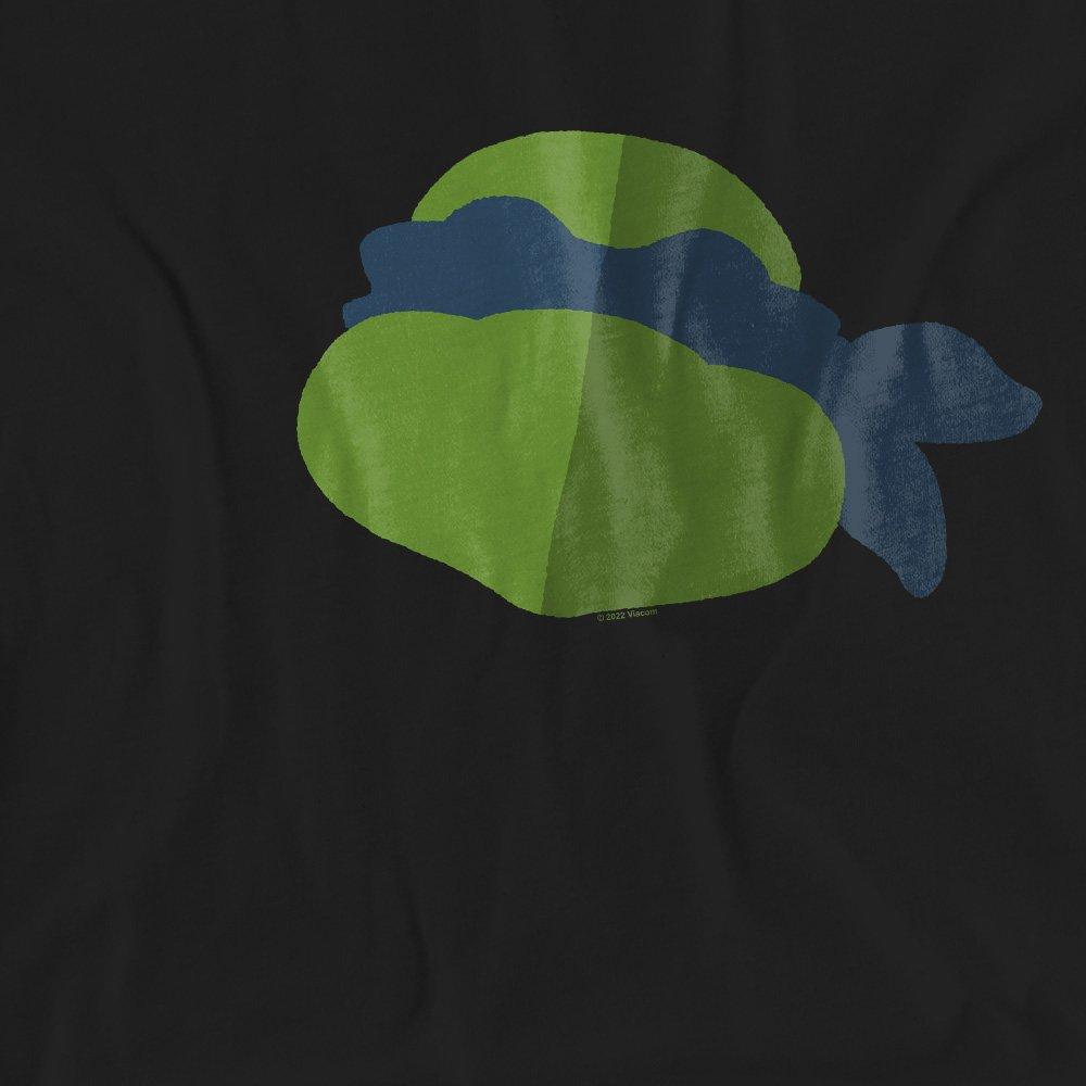 Black - Teenage Mutant Ninja Turtles - Tmnt Leo Face T-Shirt Black - 2