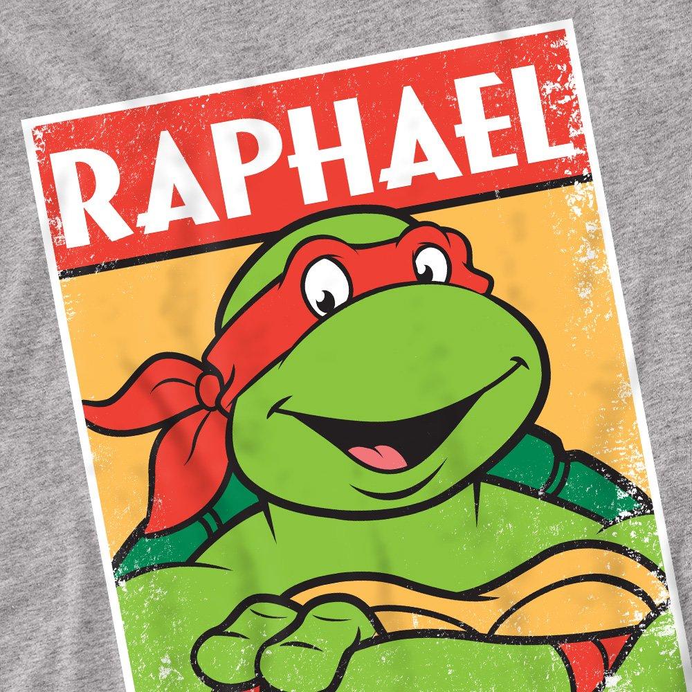 Grey - Teenage Mutant Ninja Turtles - Tmnt Raph Long Sleeve T-Shirt Athletic Heather - 2