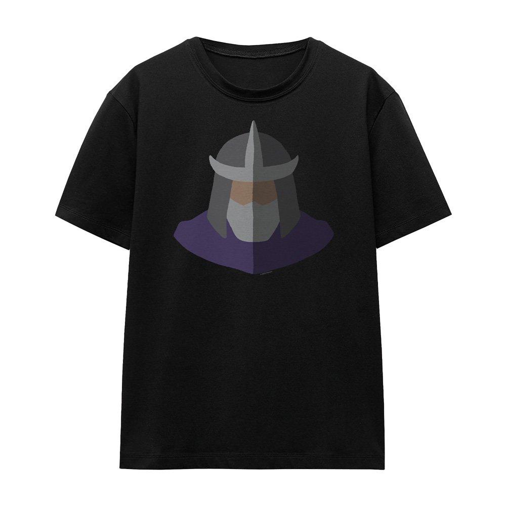 Black - Teenage Mutant Ninja Turtles - Tmnt Shredder Face T-Shirt Black - 4