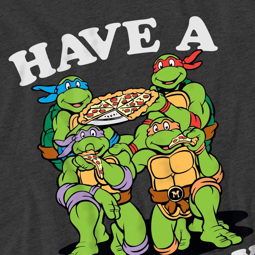 Charcoal - Teenage Mutant Ninja Turtles - Tmnt Have A Slice Day T-Shirt-Charcoal - 2