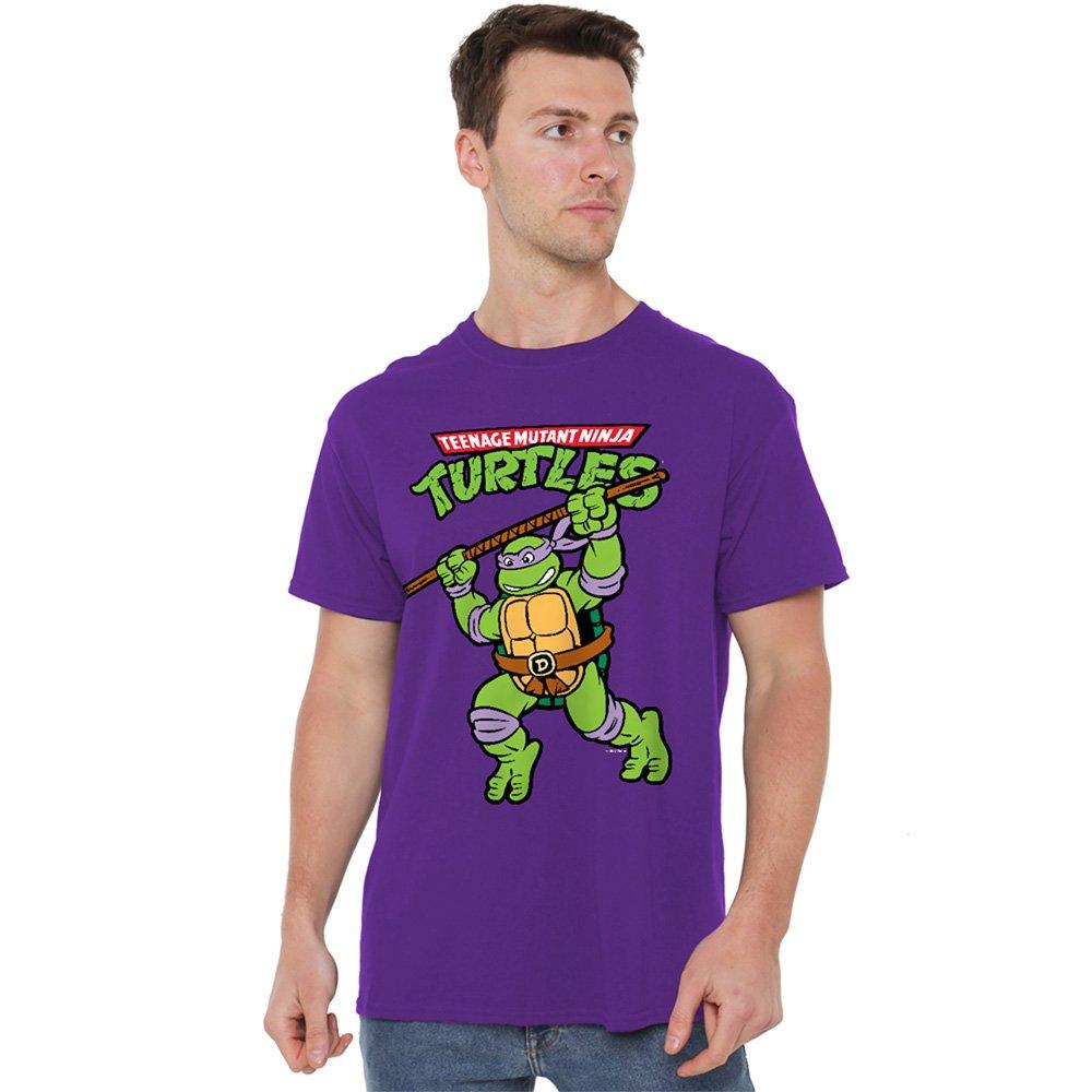 Purple - Teenage Mutant Ninja Turtles - Tmnt Retro Donnie T Shirt Purple - 1
