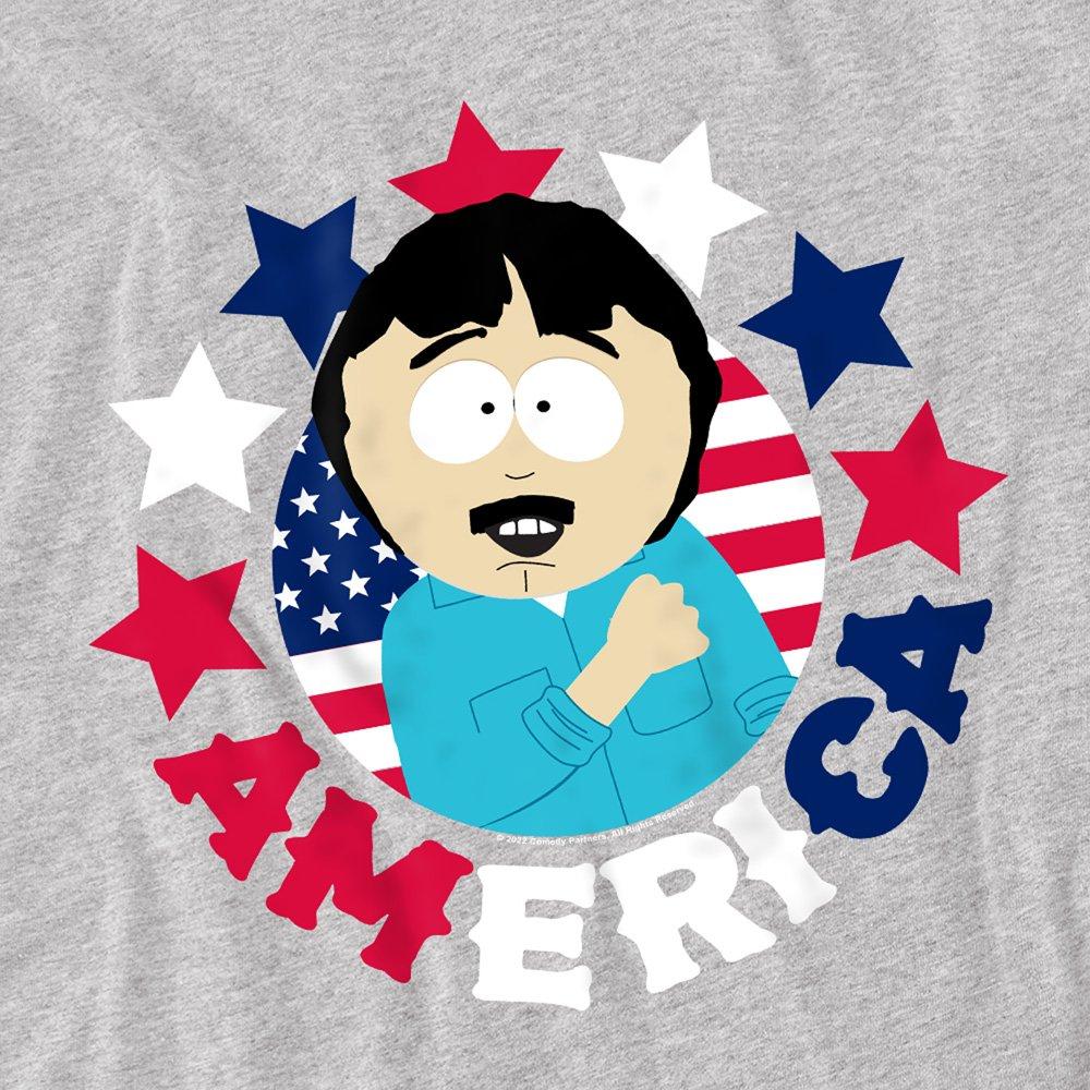 Grey - South Park - South Park Randy Marsh America Unisex T Shirt Ath - 2