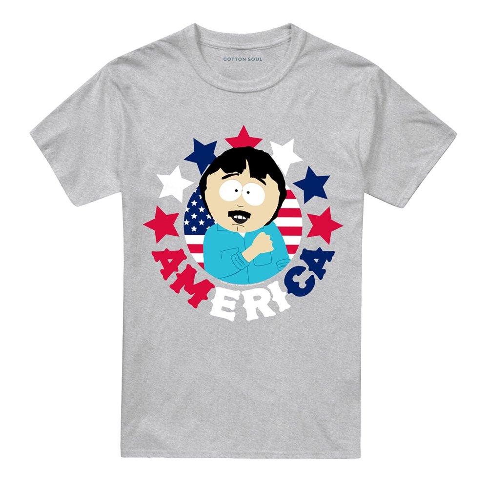 Grey - South Park - South Park Randy Marsh America Unisex T Shirt Ath - 4