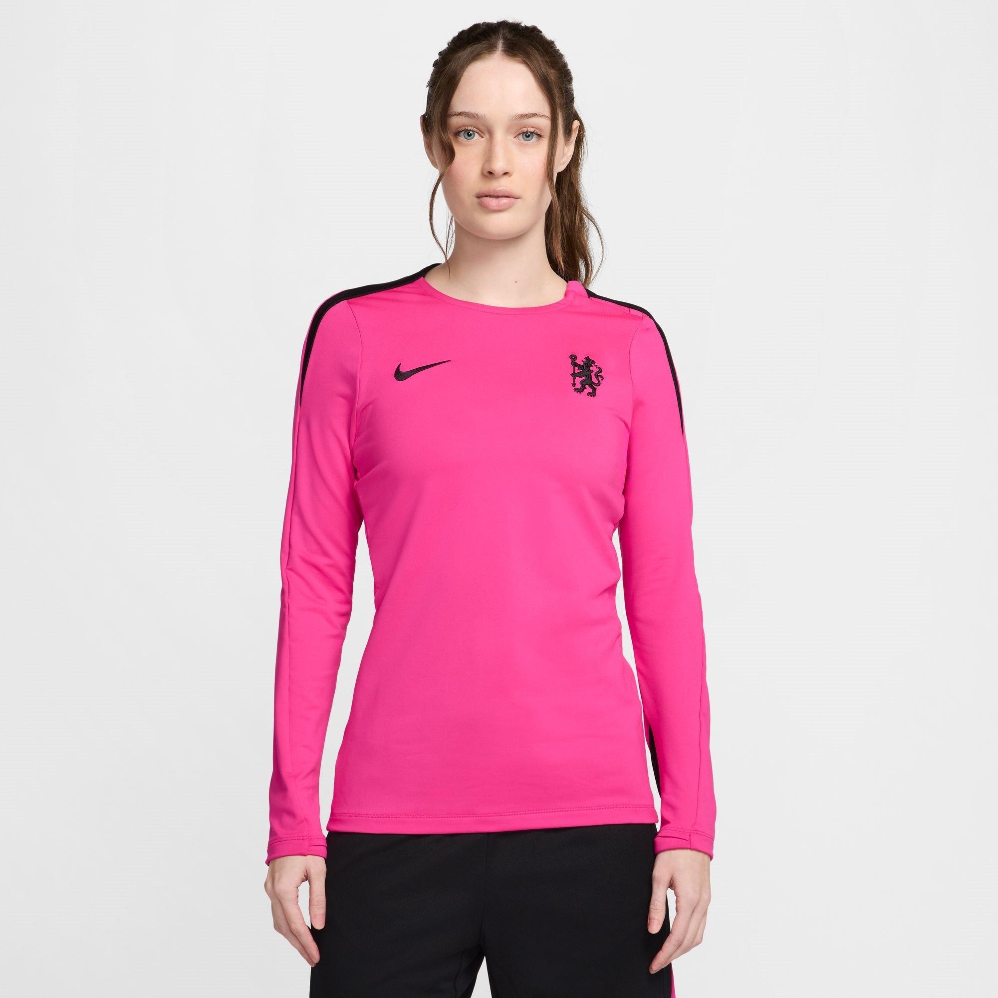 Nike Women's Chelsea Strike Third Drill Top 2024 2025 - Pink - 14 (L)