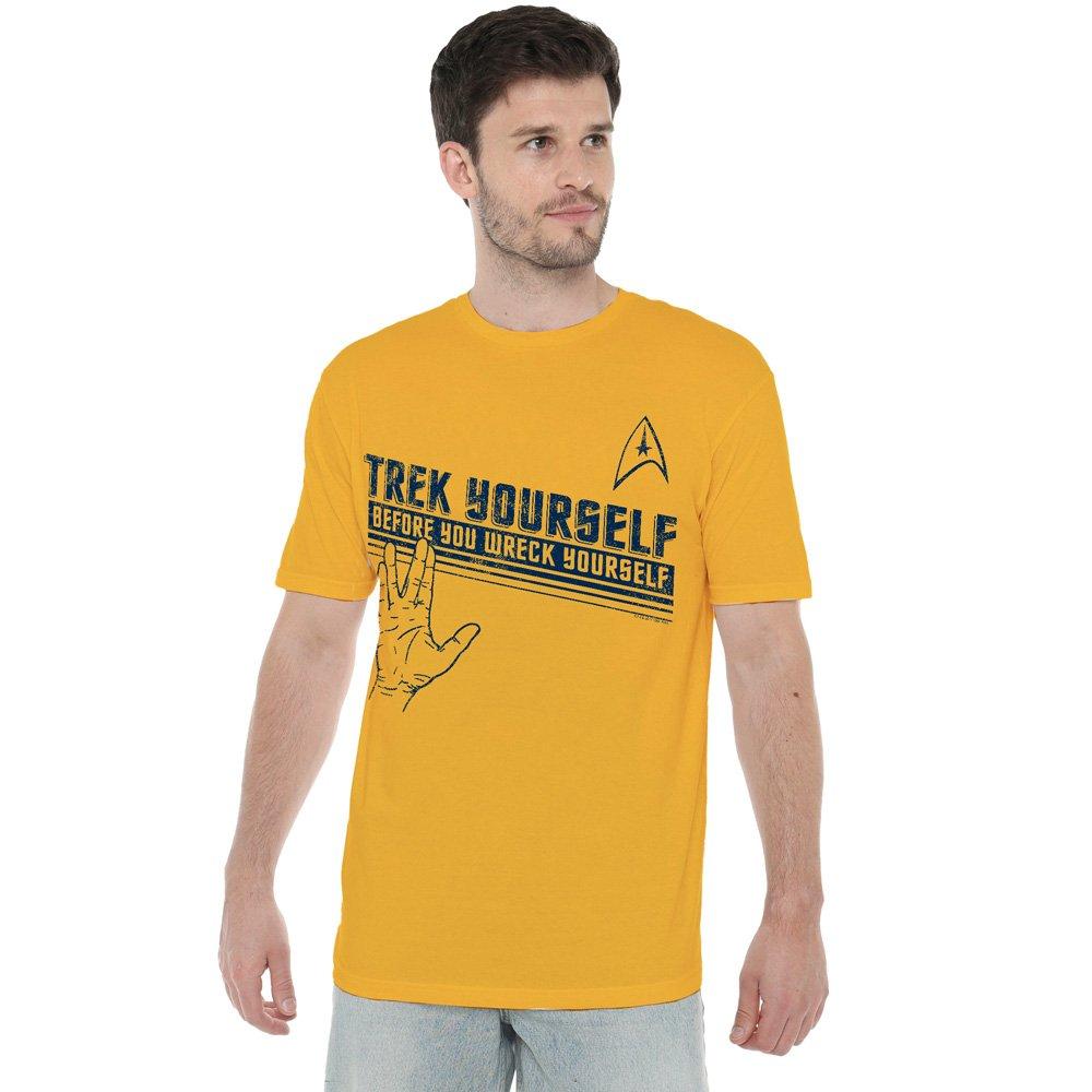 Gold - Star Trek - Star Trek Trek Yourself Unisex T Shirt Gold - 1