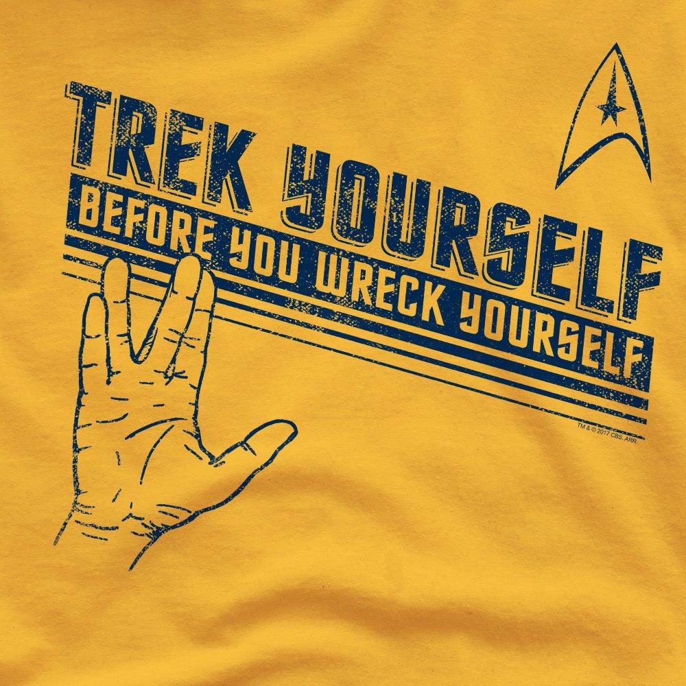 Gold - Star Trek - Star Trek Trek Yourself Unisex T Shirt Gold - 2