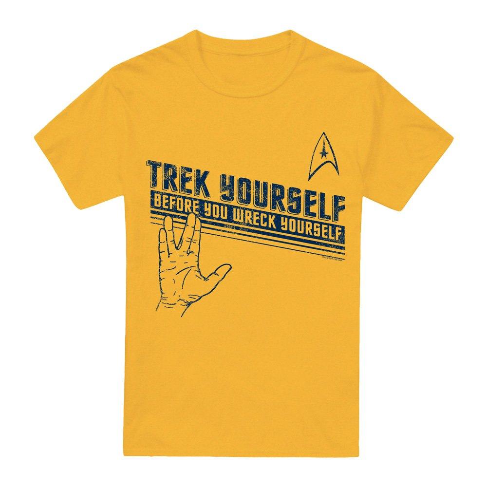 Gold - Star Trek - Star Trek Trek Yourself Unisex T Shirt Gold - 4