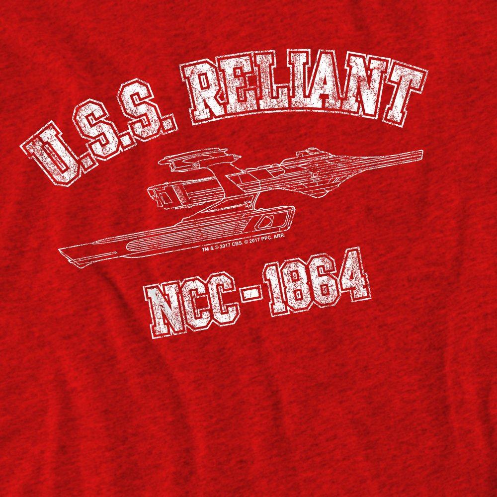 Red - Star Trek - Star Trek Reliant AthleticT Shirt Red - 2