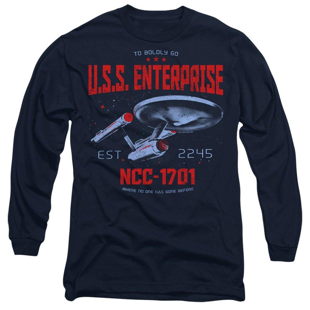 Navy - Star Trek - Star Trek Stardate 2245 Long Sleeve T-Shirt Navy - 1