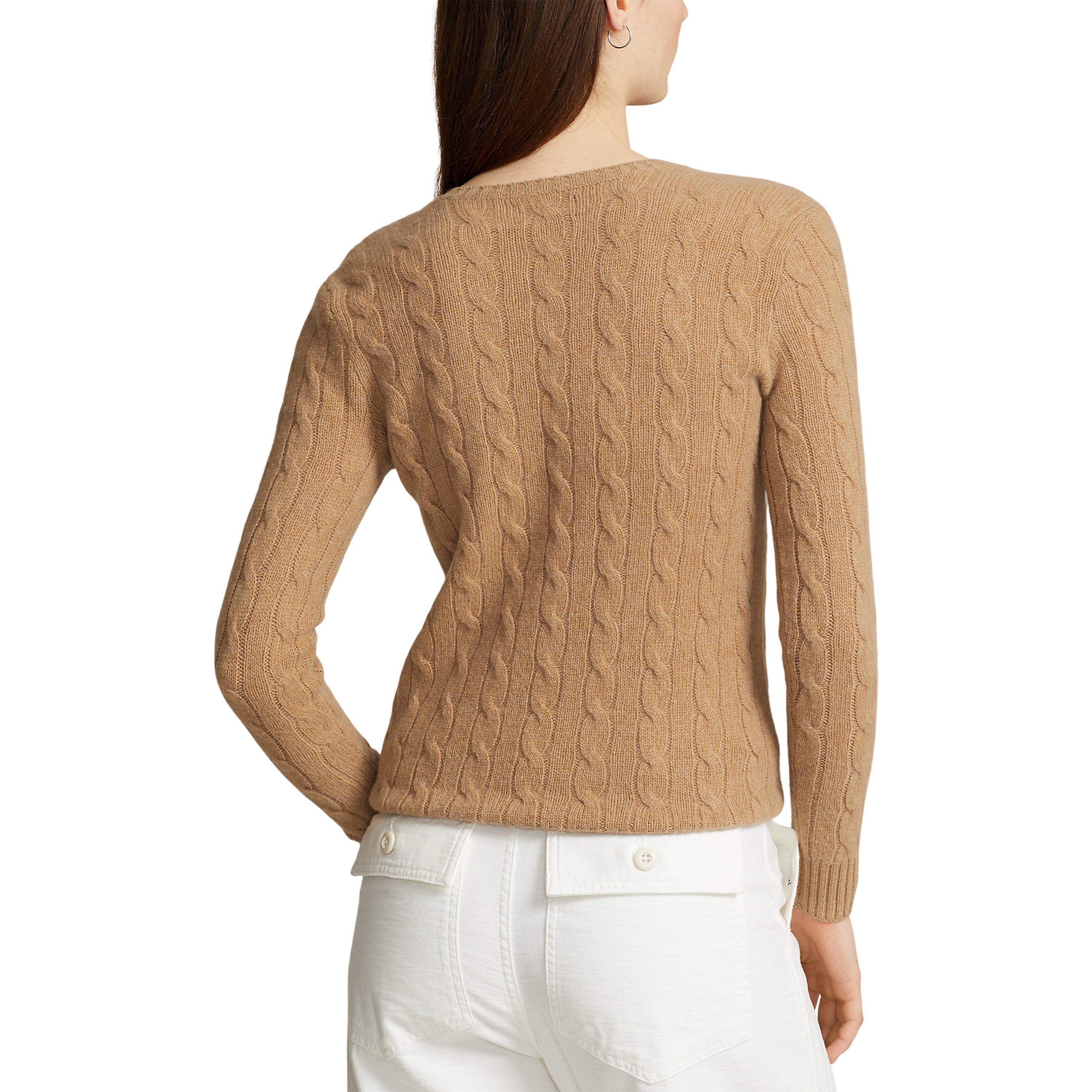 Camel Melange - Polo Ralph Lauren - Cable Sweater - 2