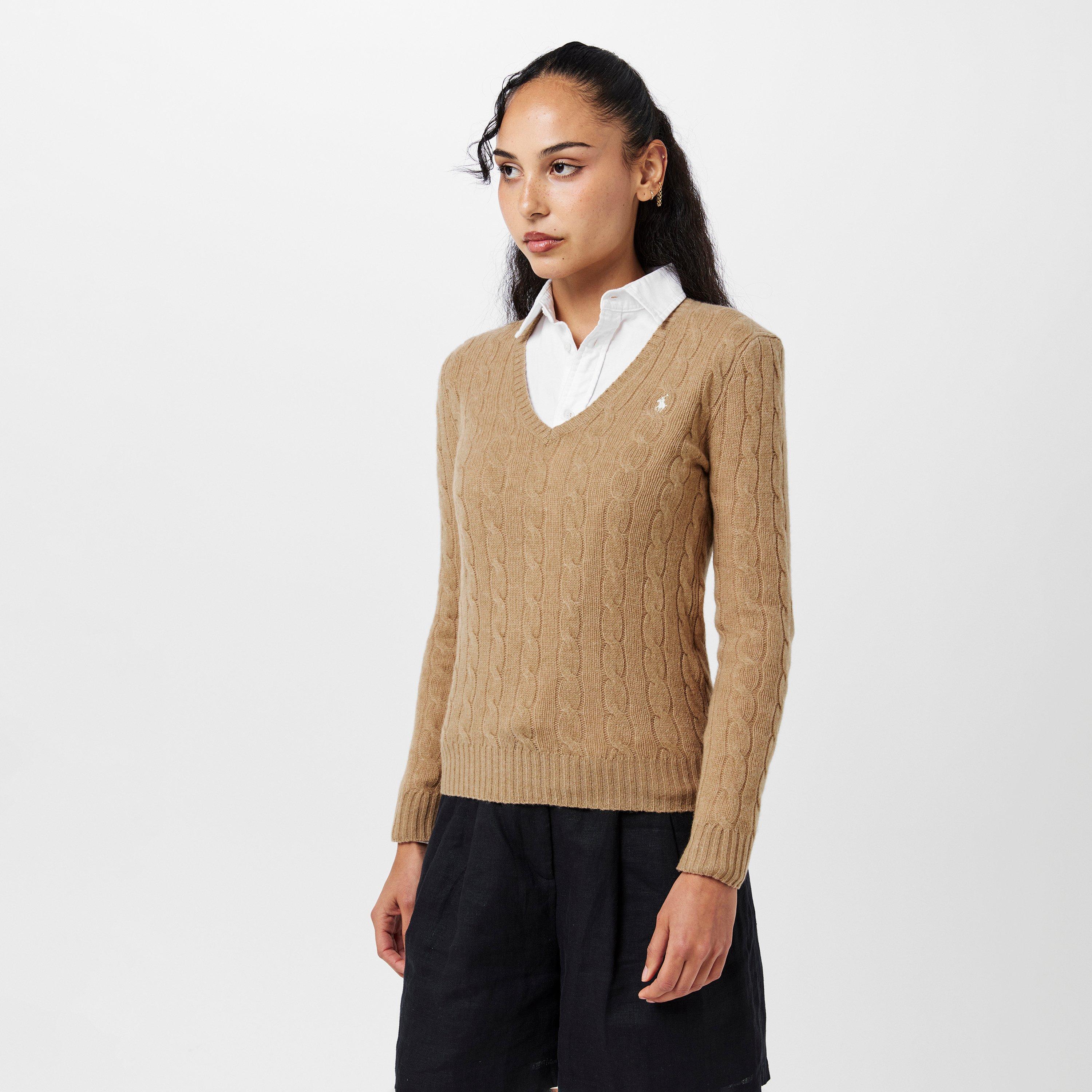 Camel Melange - Polo Ralph Lauren - Cable Sweater - 3