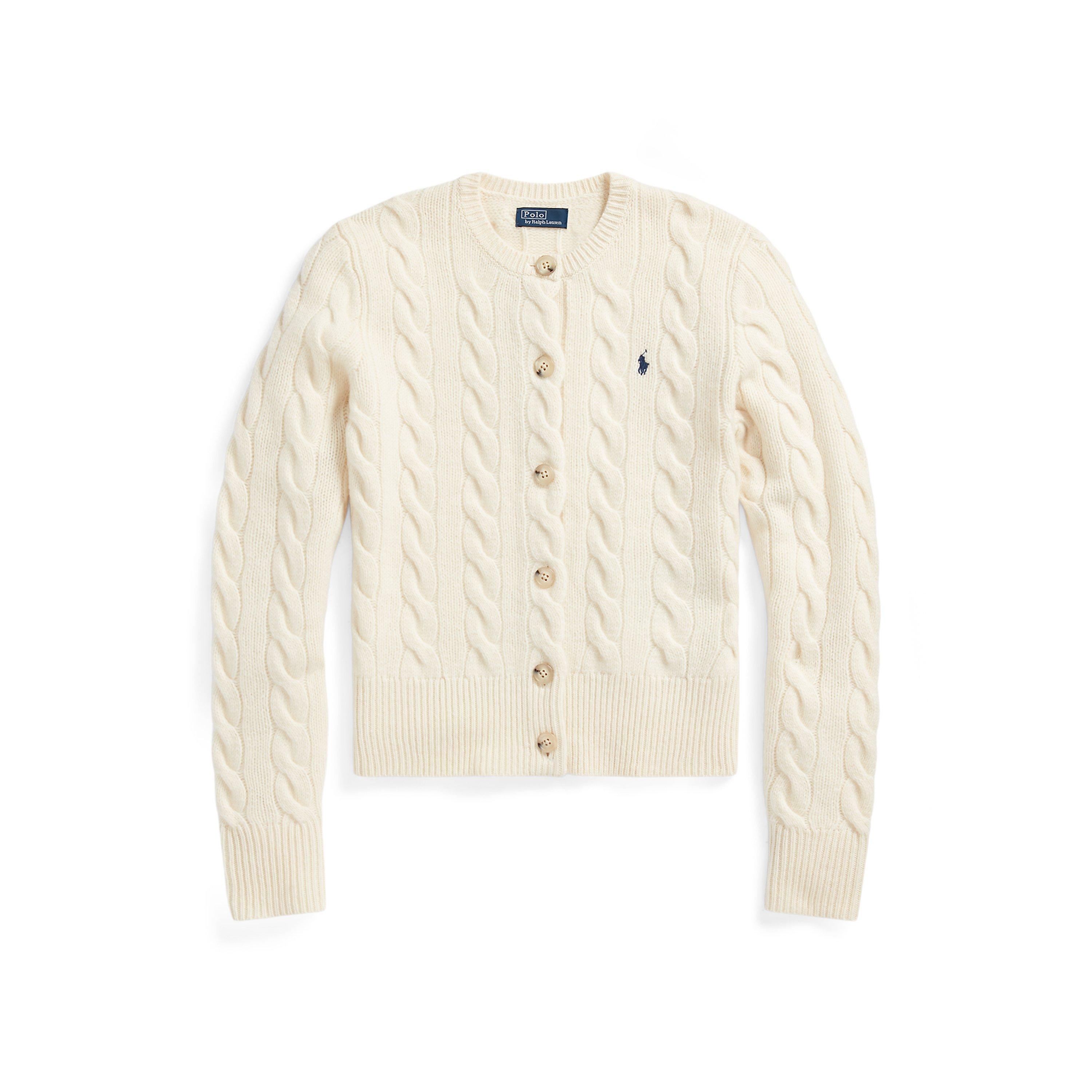 Authentic Cream - Polo Ralph Lauren - Cable Knit Cardigan - 5