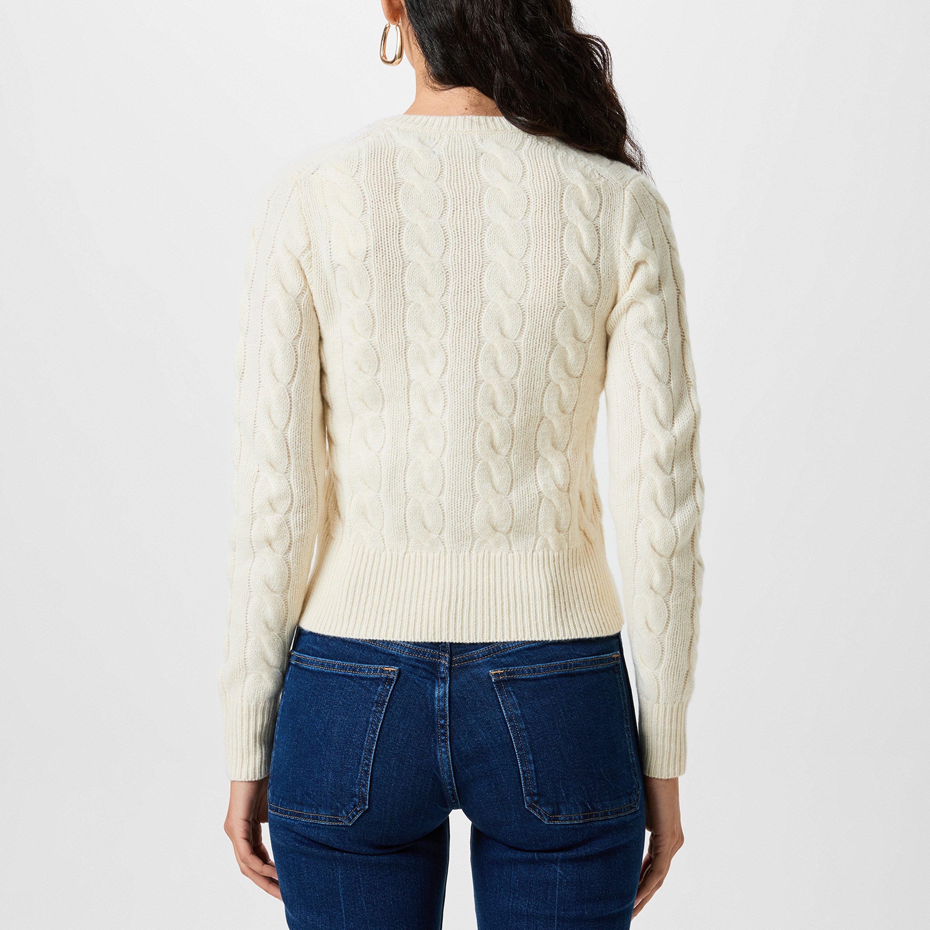 Authentic Cream - Polo Ralph Lauren - Cable Knit Cardigan - 3