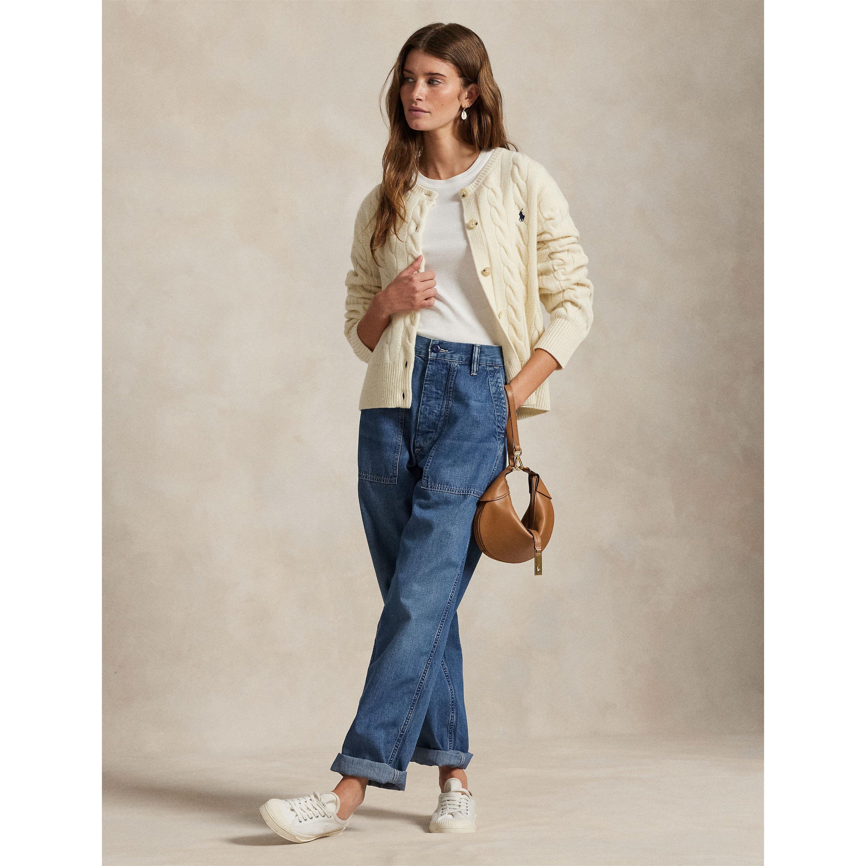 Authentic Cream - Polo Ralph Lauren - Cable Knit Cardigan - 5