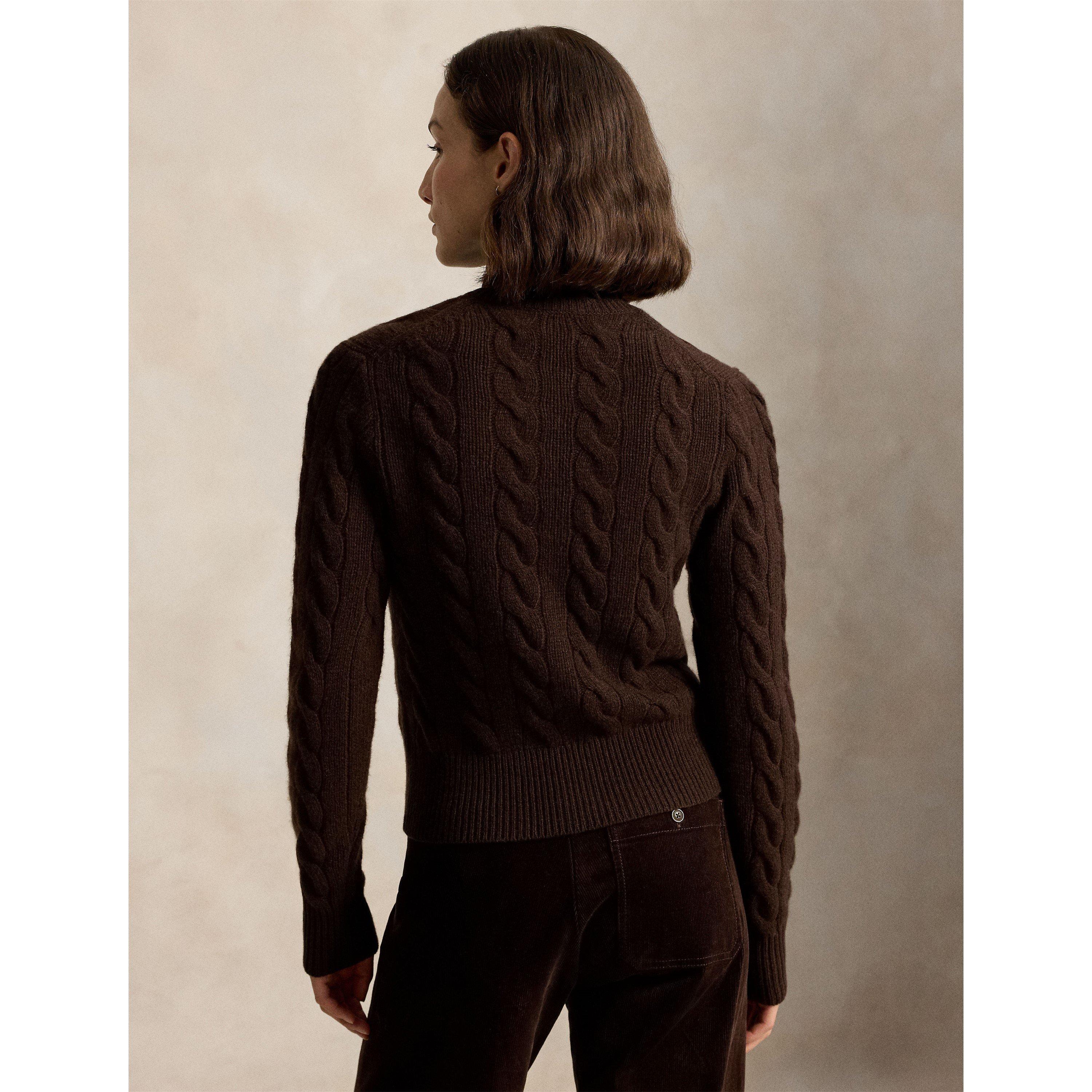 CEDAR HEATHER - Polo Ralph Lauren - Cable Knit Cardigan - 2
