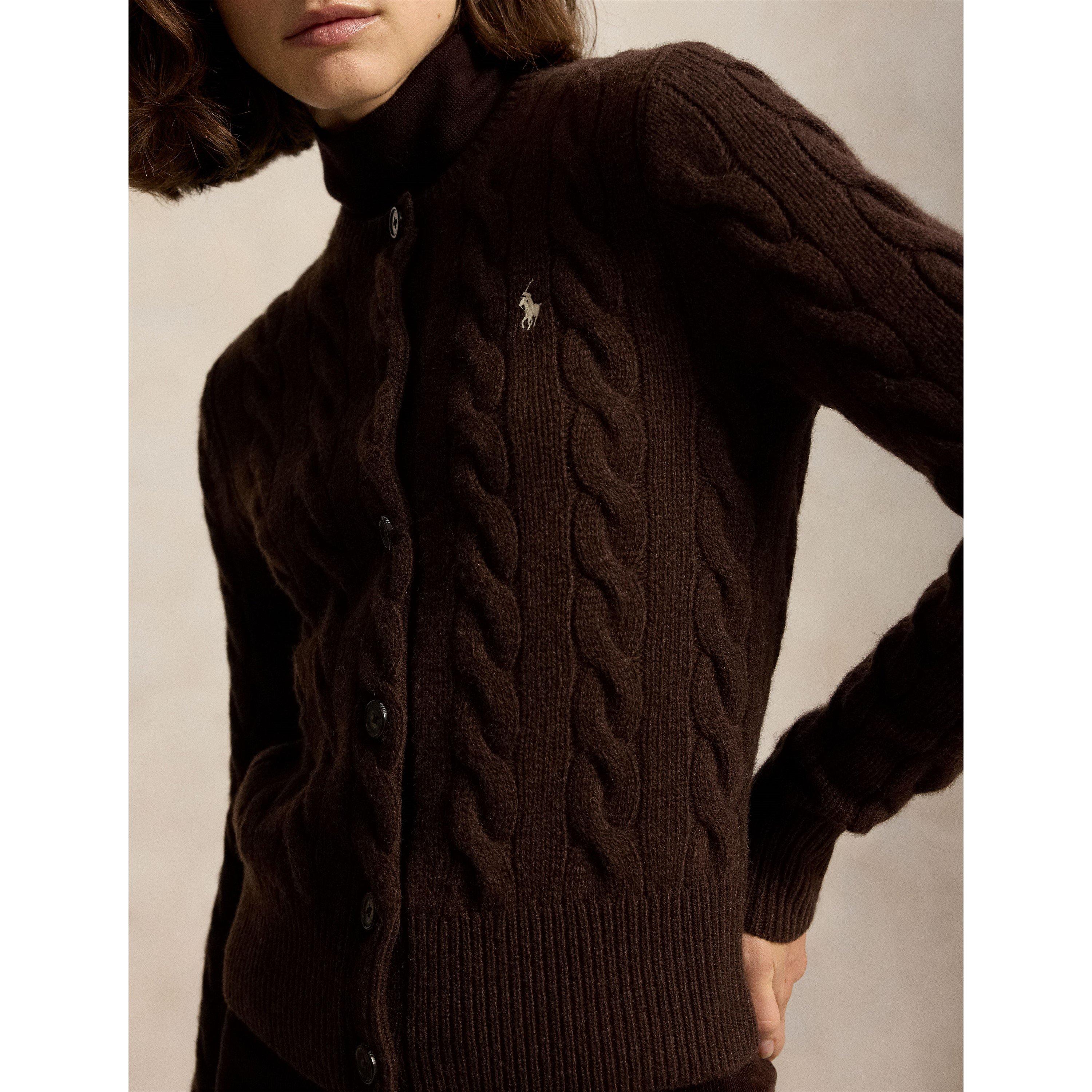 CEDAR HEATHER - Polo Ralph Lauren - Cable Knit Cardigan - 3
