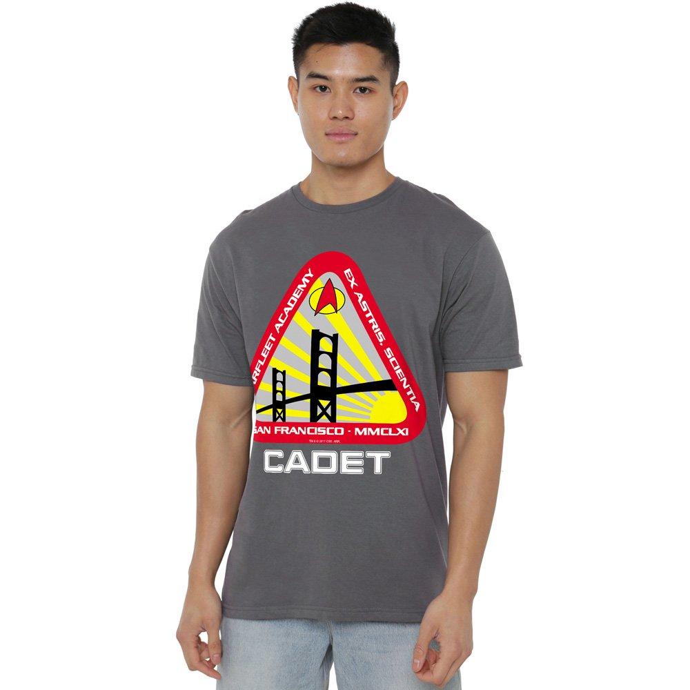 Charcoal - Star Trek - Star Trek Starfleet Cadet Unisex T Shirt Charcoal - 1