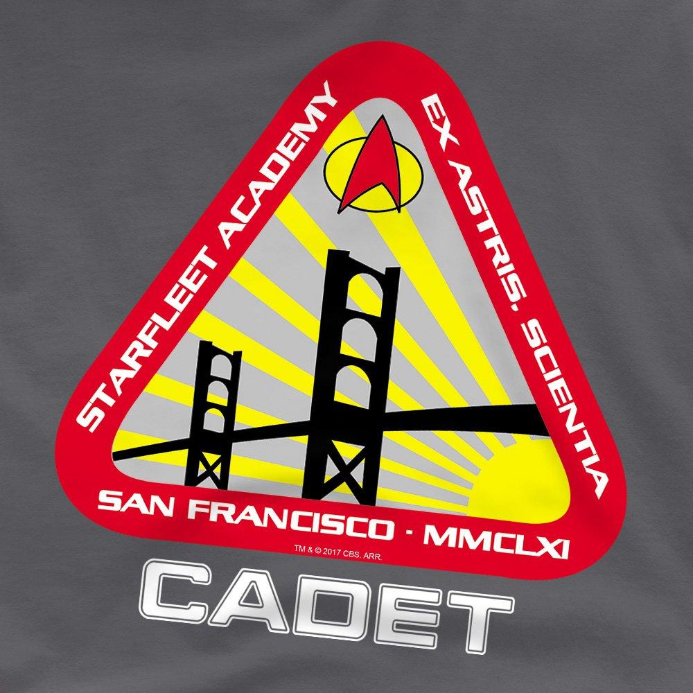 Charcoal - Star Trek - Star Trek Starfleet Cadet Unisex T Shirt Charcoal - 2