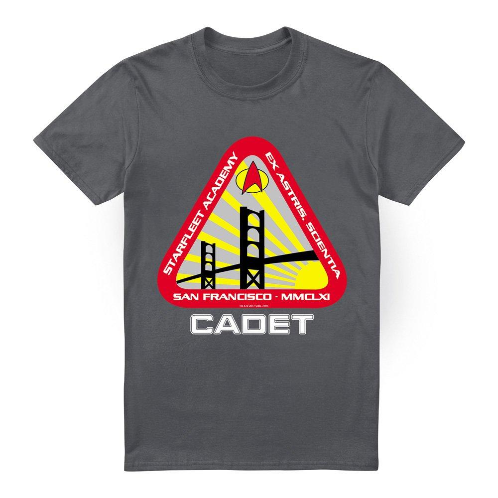 Charcoal - Star Trek - Star Trek Starfleet Cadet Unisex T Shirt Charcoal - 4