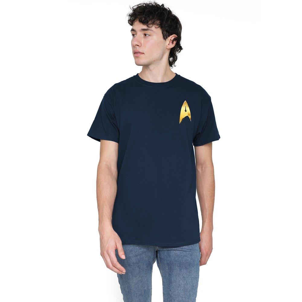 Navy - Star Trek - Star Trek Discovery Command Badge T Shirt Navy - 1