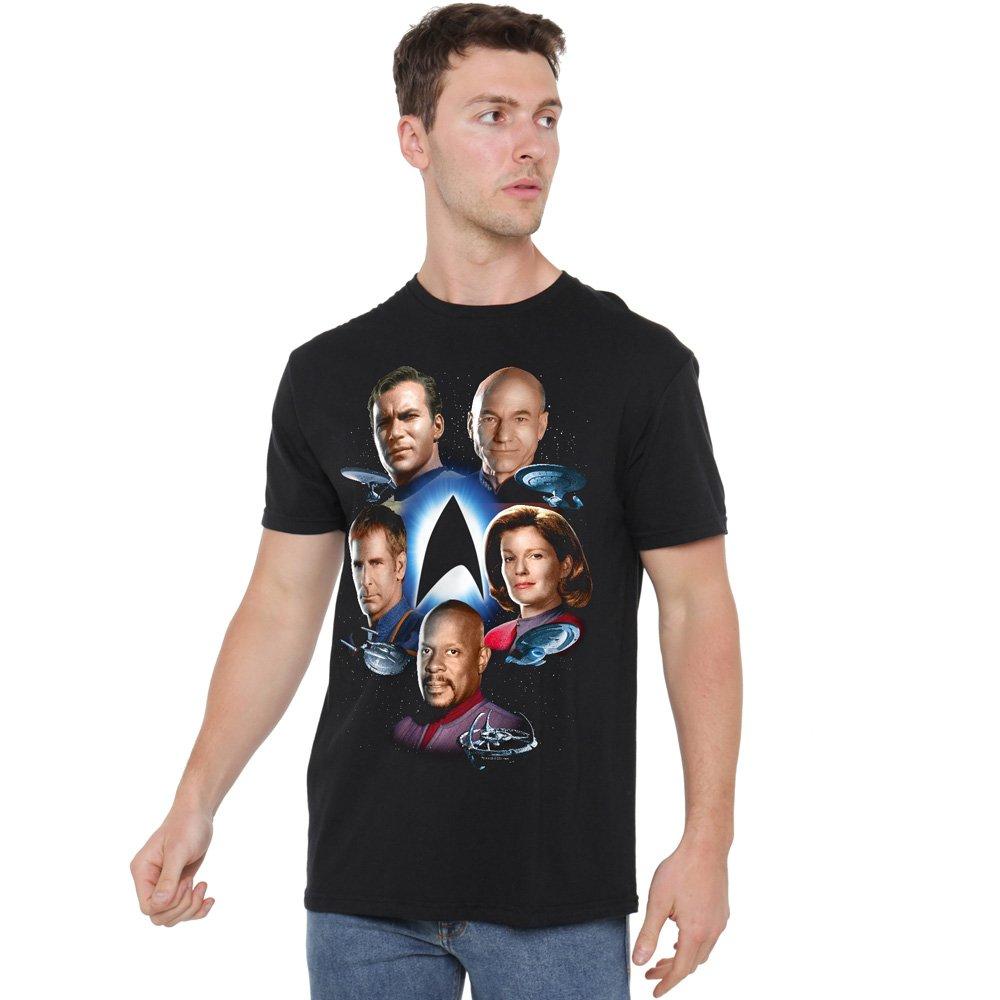 Black - Star Trek - Star Trek Starfleets Finest T Shirt Black - 1