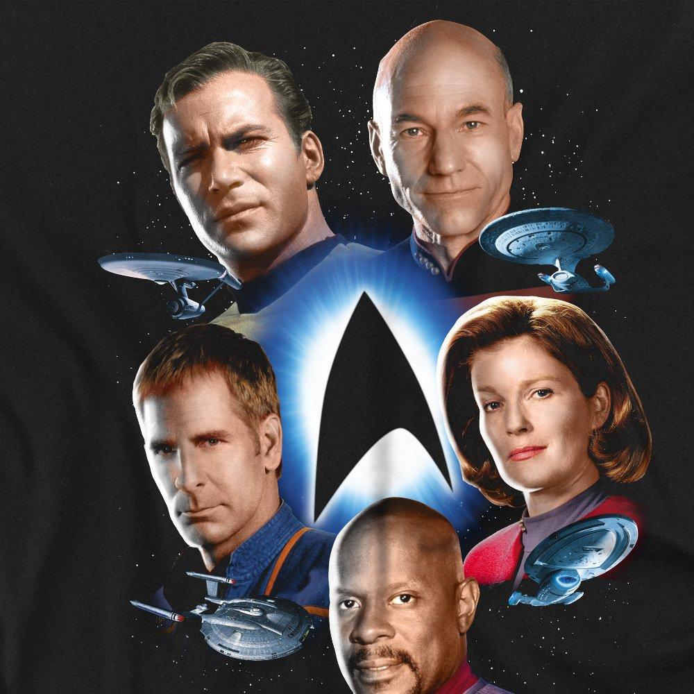 Black - Star Trek - Star Trek Starfleets Finest T Shirt Black - 2
