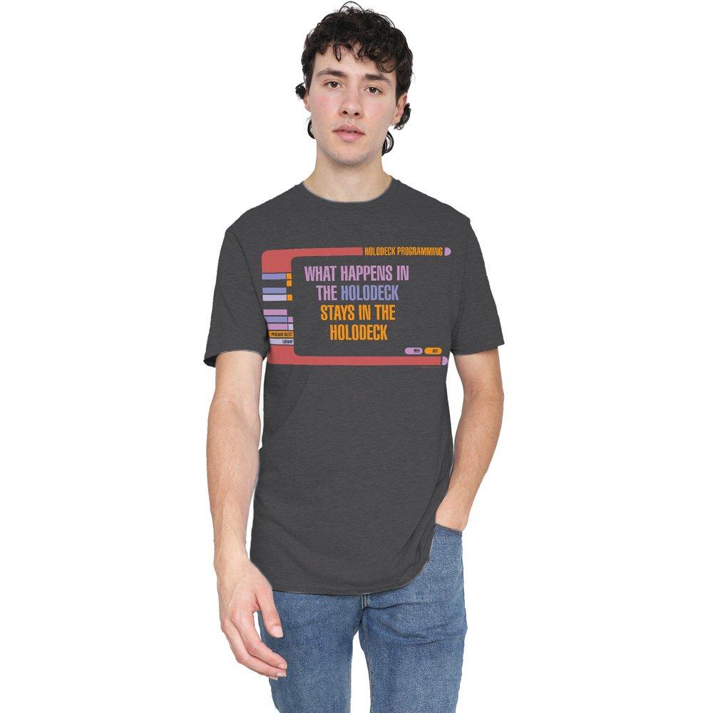 Charcoal - Star Trek - Star Trek Holodeck Secrets T-Shirt Charcoal - 1