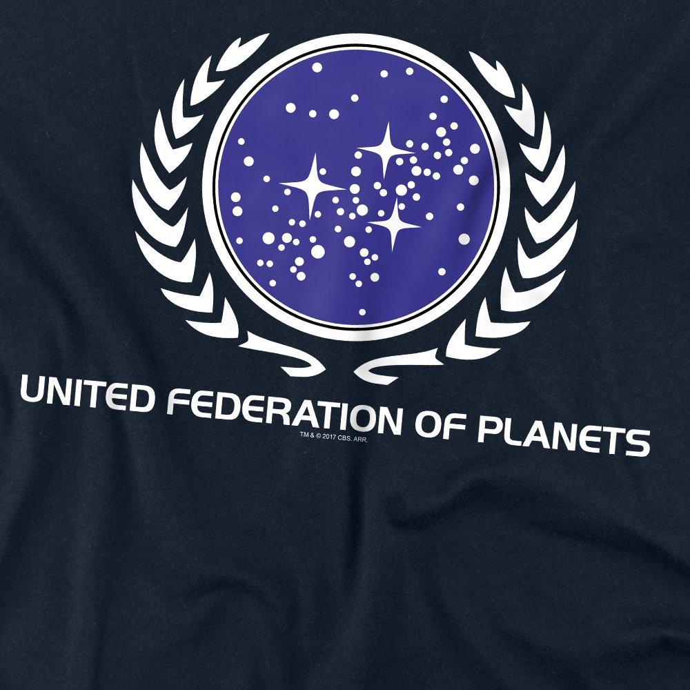 Navy - Star Trek - Star Trek United Federation Logo Mens Long Sleeve - 2