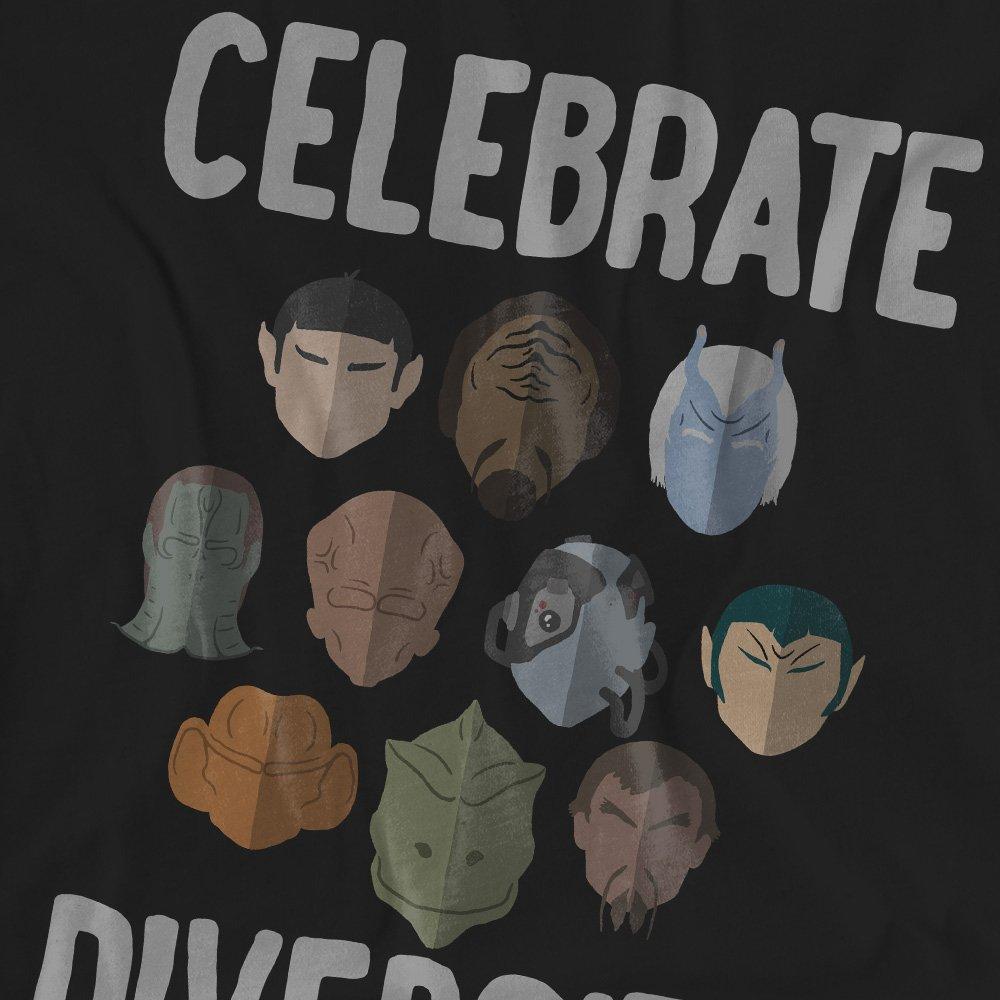 Black - Star Trek - Star Trek The Celebrate Diversity Ladies T Shirt - 2