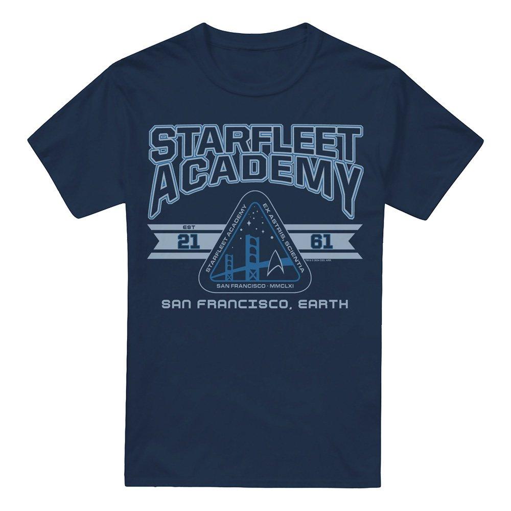 Navy - Star Trek - Star Trek Starfleet Academy Earth T Shirt Navy - 4