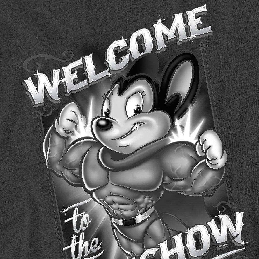 Charcoal - Other - Mighty Mouse Mighty Gunshow-Adult Heather Black - 2