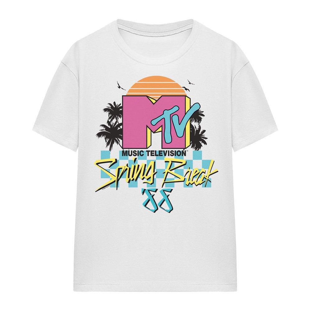 White - Other - MTV Spring Break Checkerboard T-Shirt White - 4
