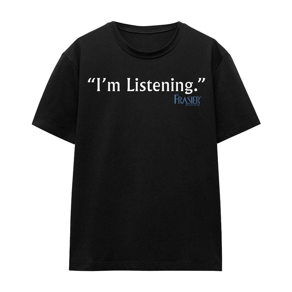 Black - Other - Frasier Im Listening T-Shirt Black - 4