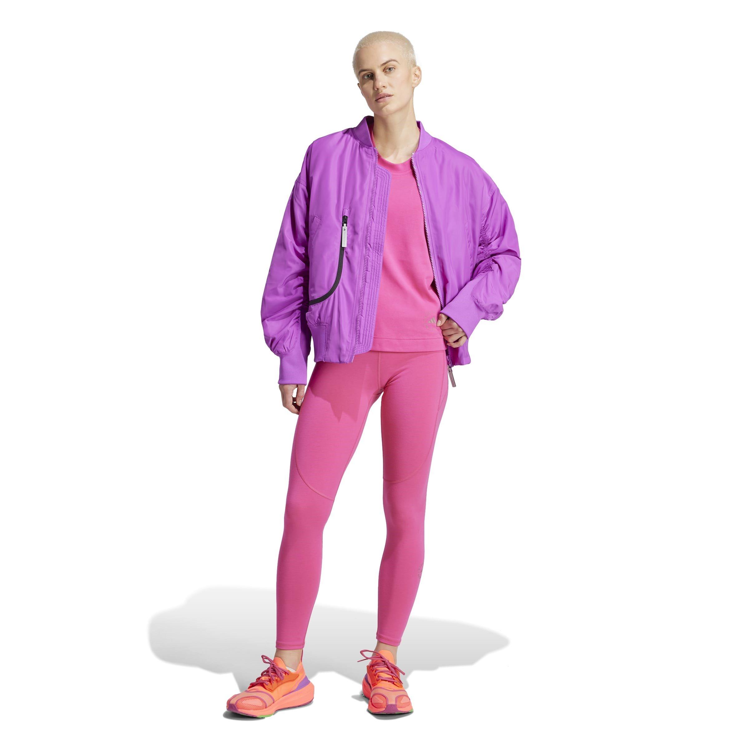 Magenta - adidas by Stella McCartney - Women's 7/8 Yoga Pants - 3