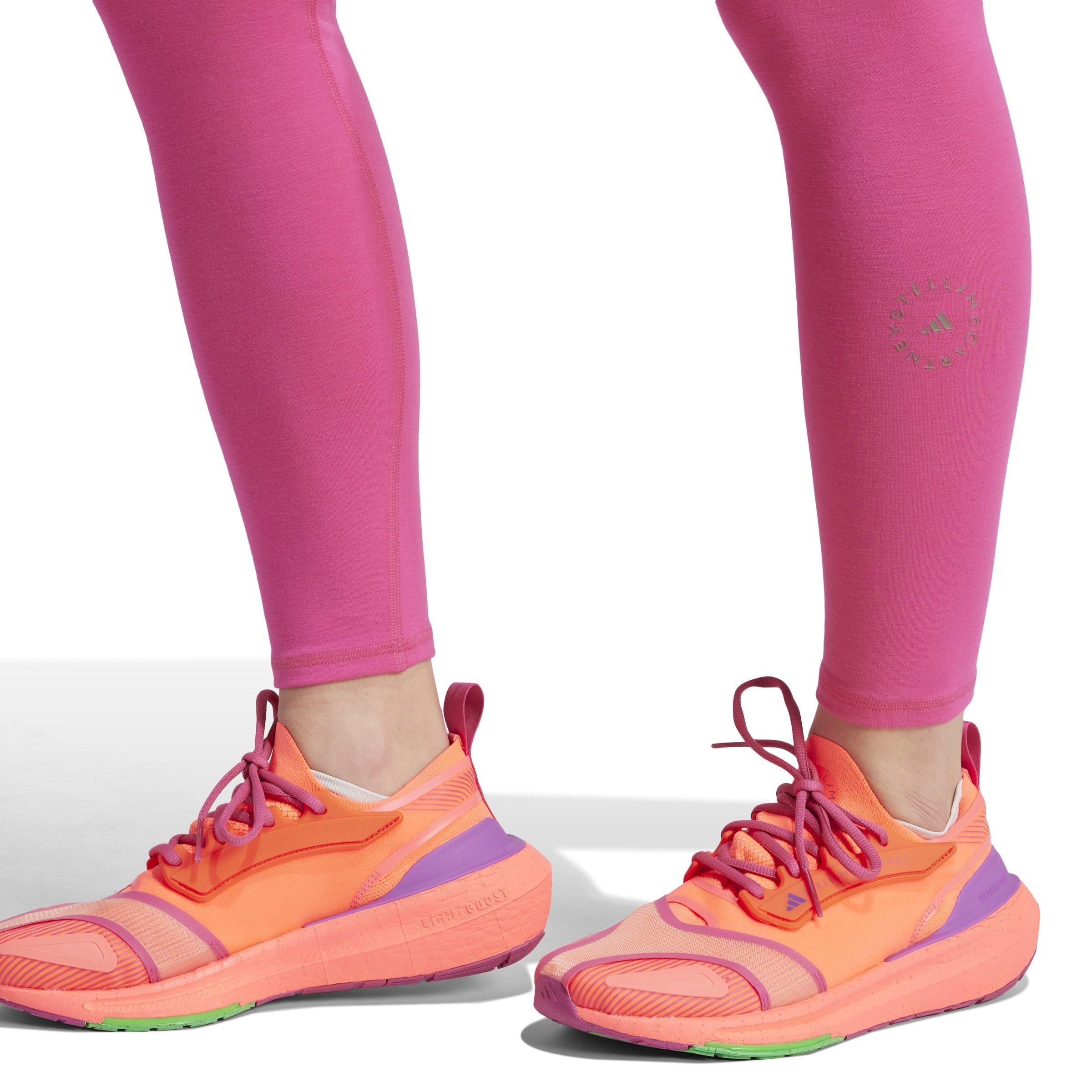 Magenta - adidas by Stella McCartney - Women's 7/8 Yoga Pants - 5