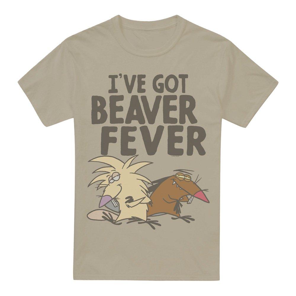 Beige - Other - Angry Beavers Beaver Fever Unisex T Shirt Sand - 4