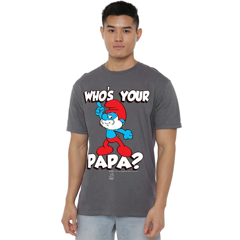 Charcoal - Other - Smurfs WhoS Your Papa? T Shirt Charcoal - 1