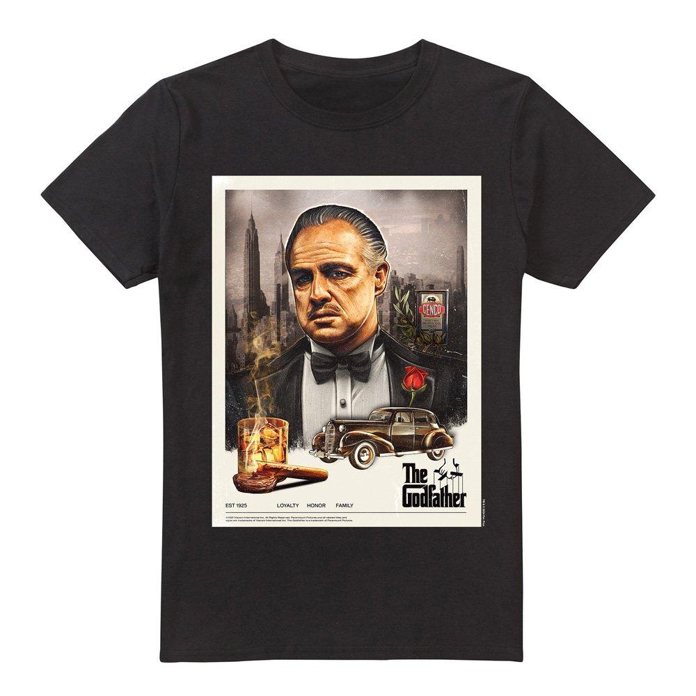 Black - Other - Godfather Vintage Poster Unisex Adult T Shirt Bla - 4