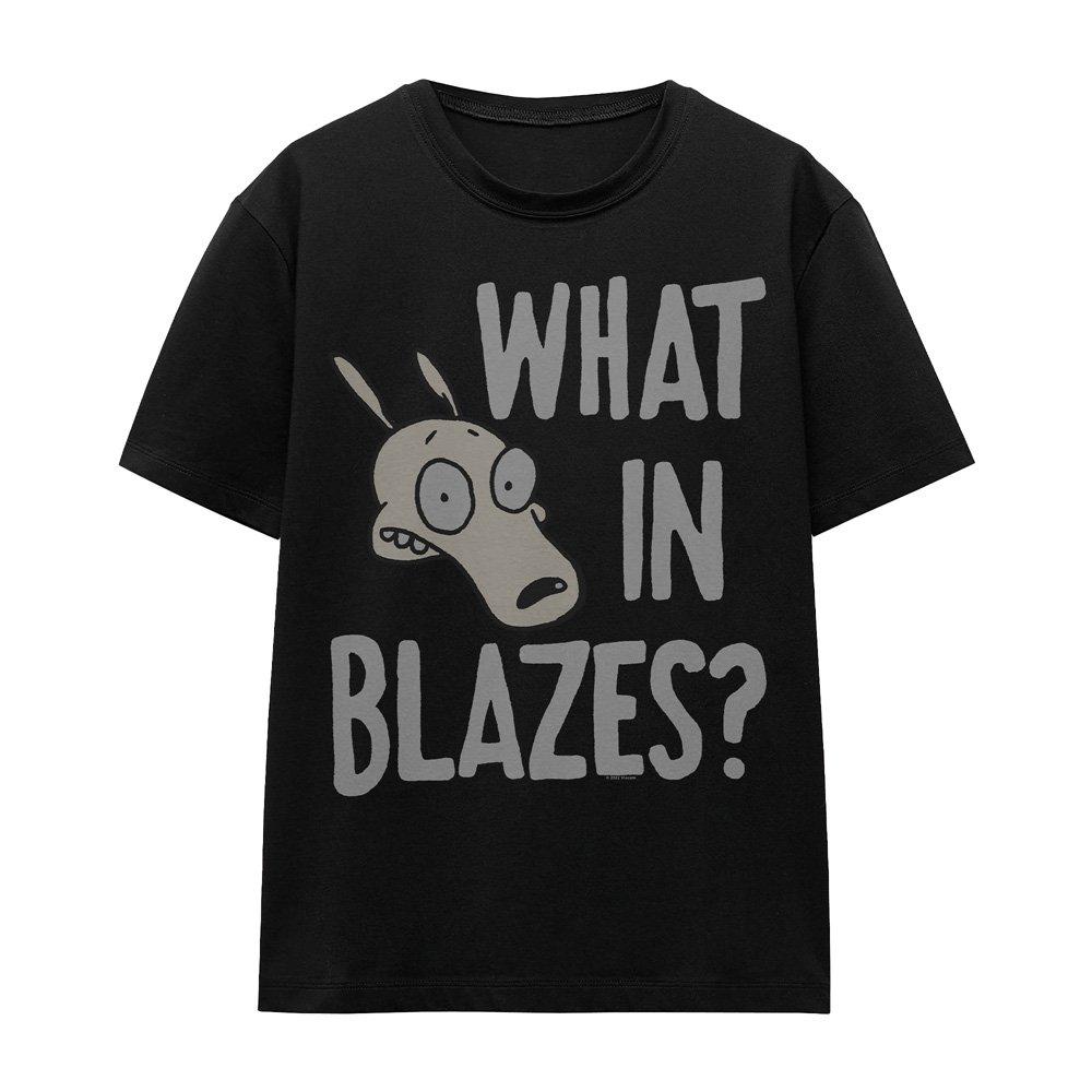 Black - Other - RockoS Modern Life What In Blazes? T-Shirt Black - 4