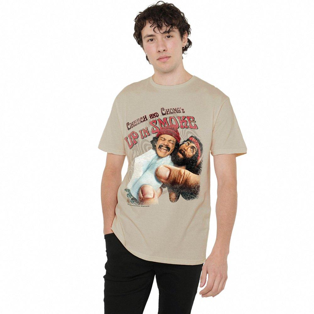 Beige - Other - Up In Smalloke Rolled Up Unisex T Shirt Sand - 1