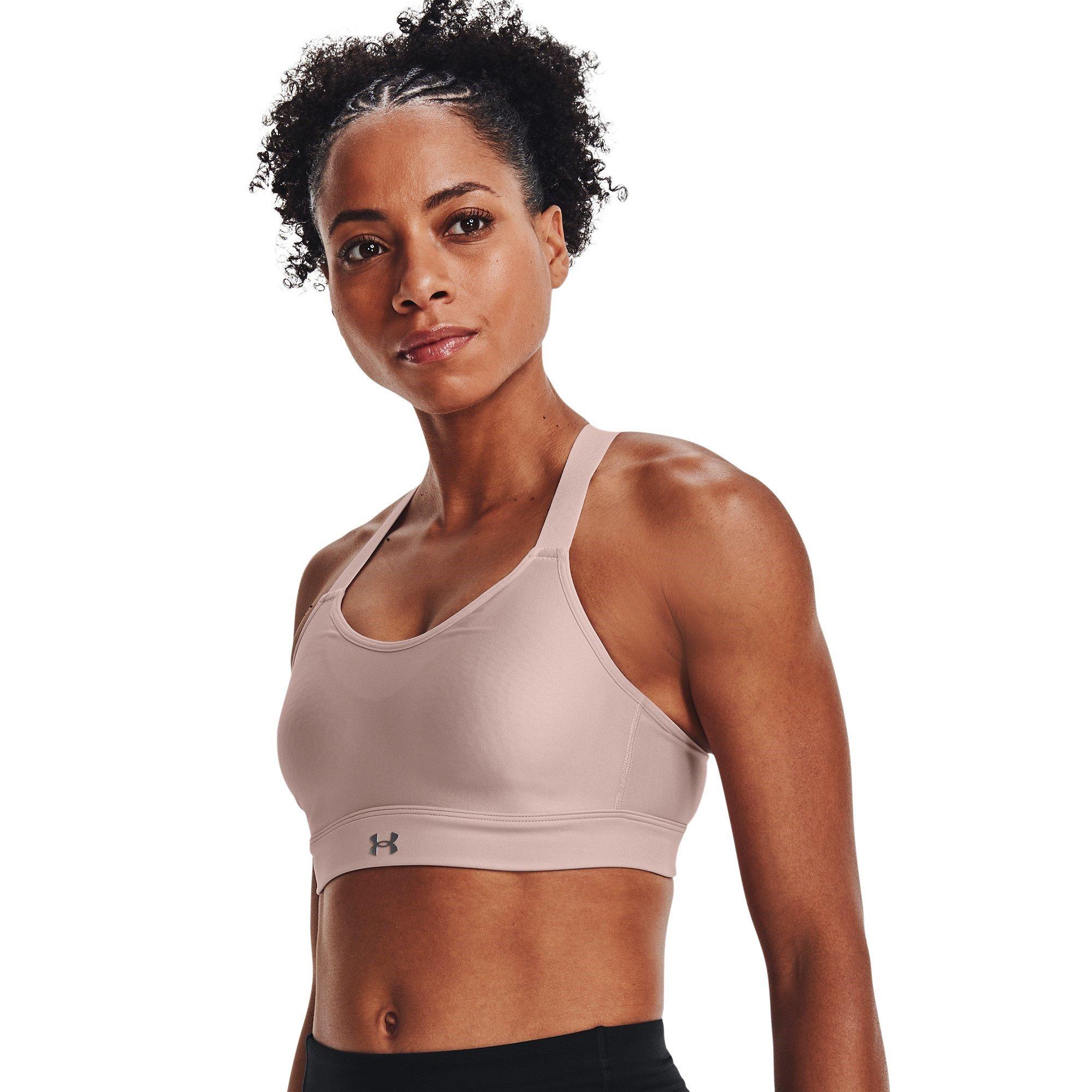 Pink - Under Armour - Contin High Medium Impact Sports Bra - 2