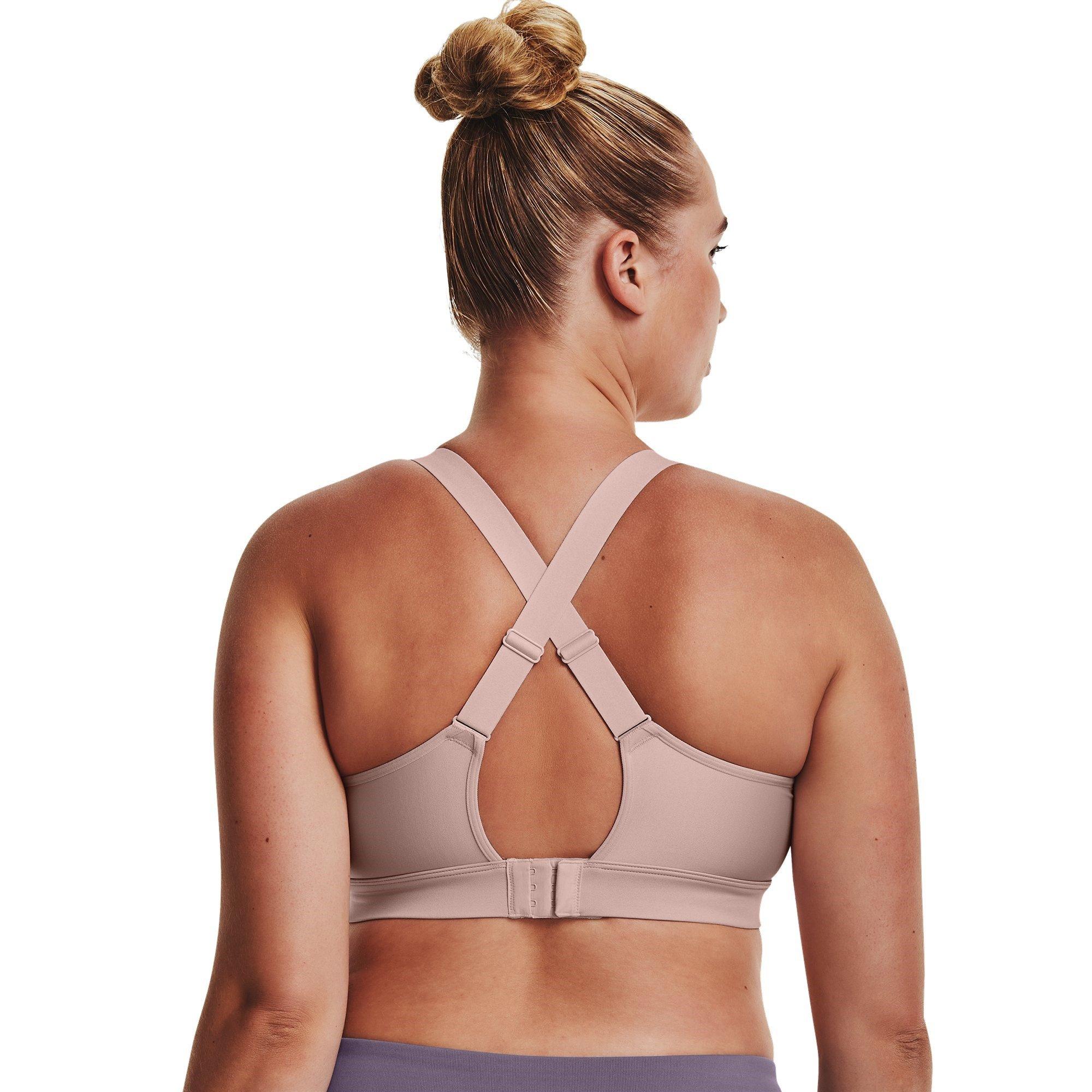 Pink - Under Armour - Contin High Medium Impact Sports Bra - 11