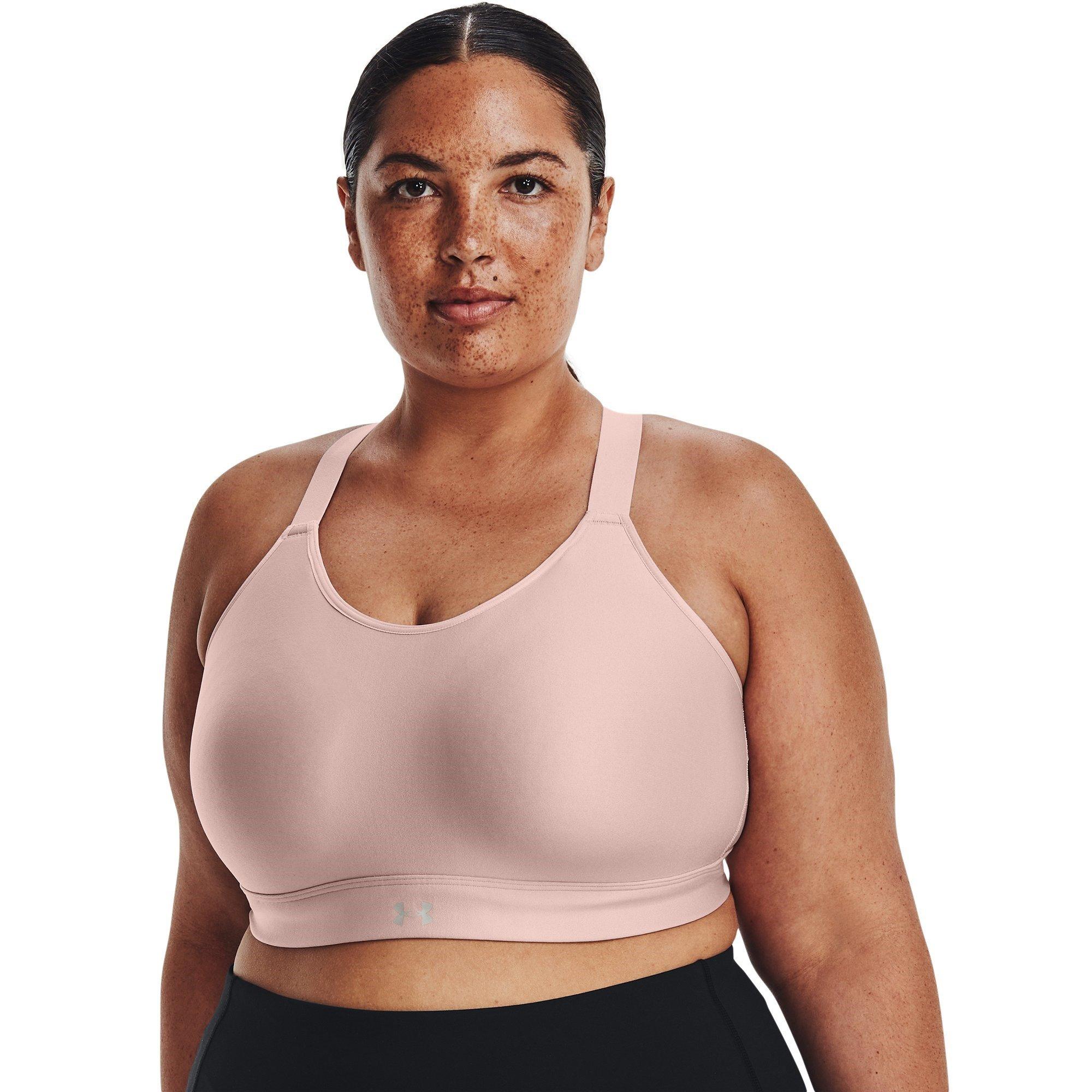 Pink - Under Armour - Contin High Medium Impact Sports Bra - 12
