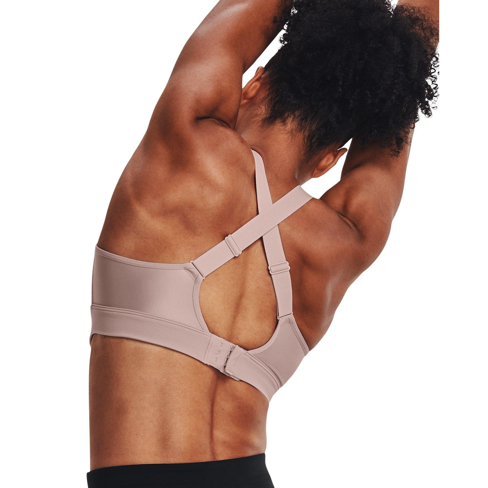 Pink - Under Armour - Contin High Medium Impact Sports Bra - 3