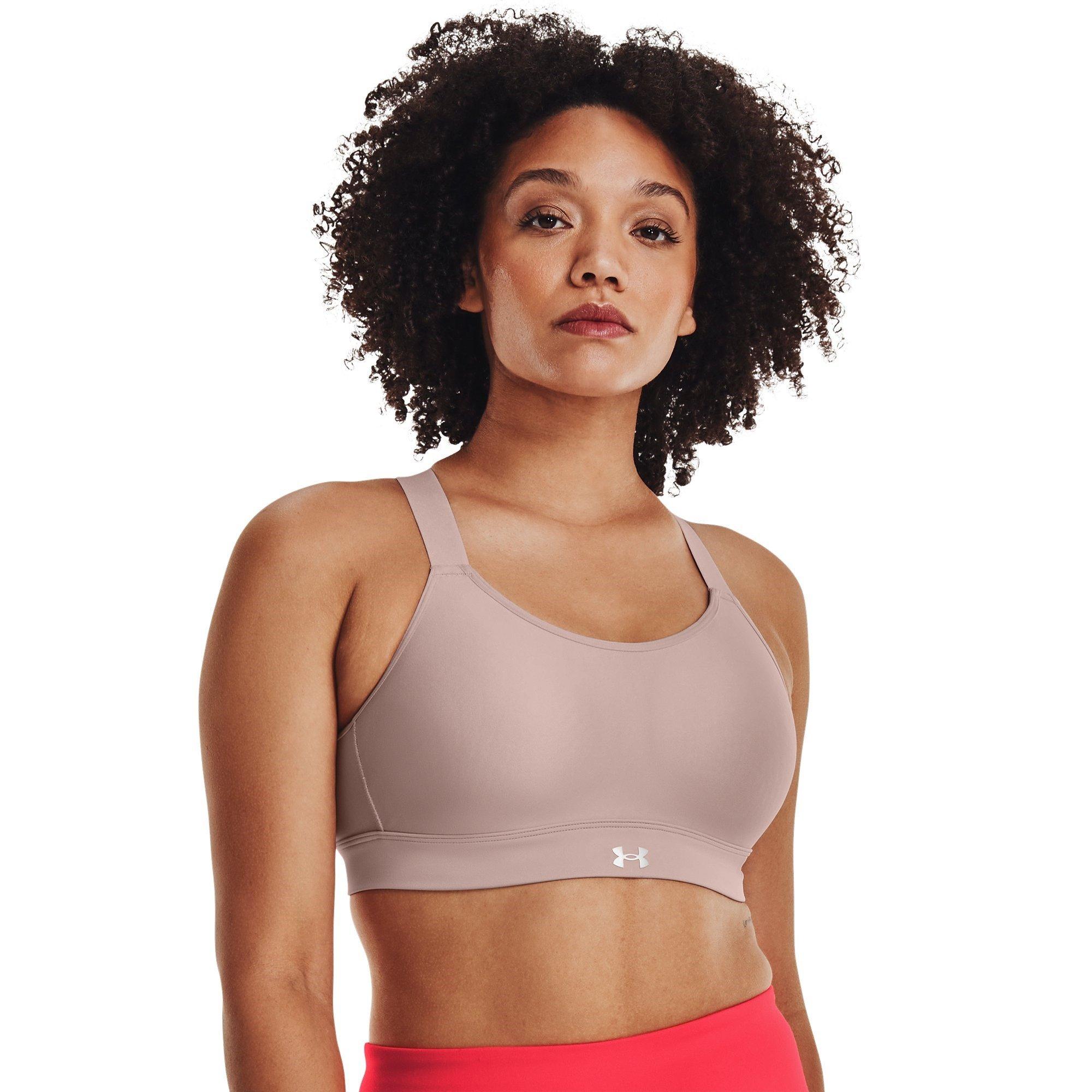 Pink - Under Armour - Contin High Medium Impact Sports Bra - 7