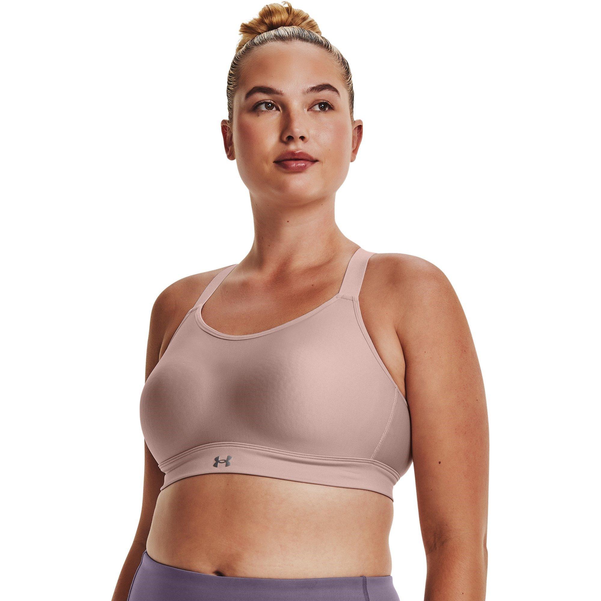 Pink - Under Armour - Contin High Medium Impact Sports Bra - 10