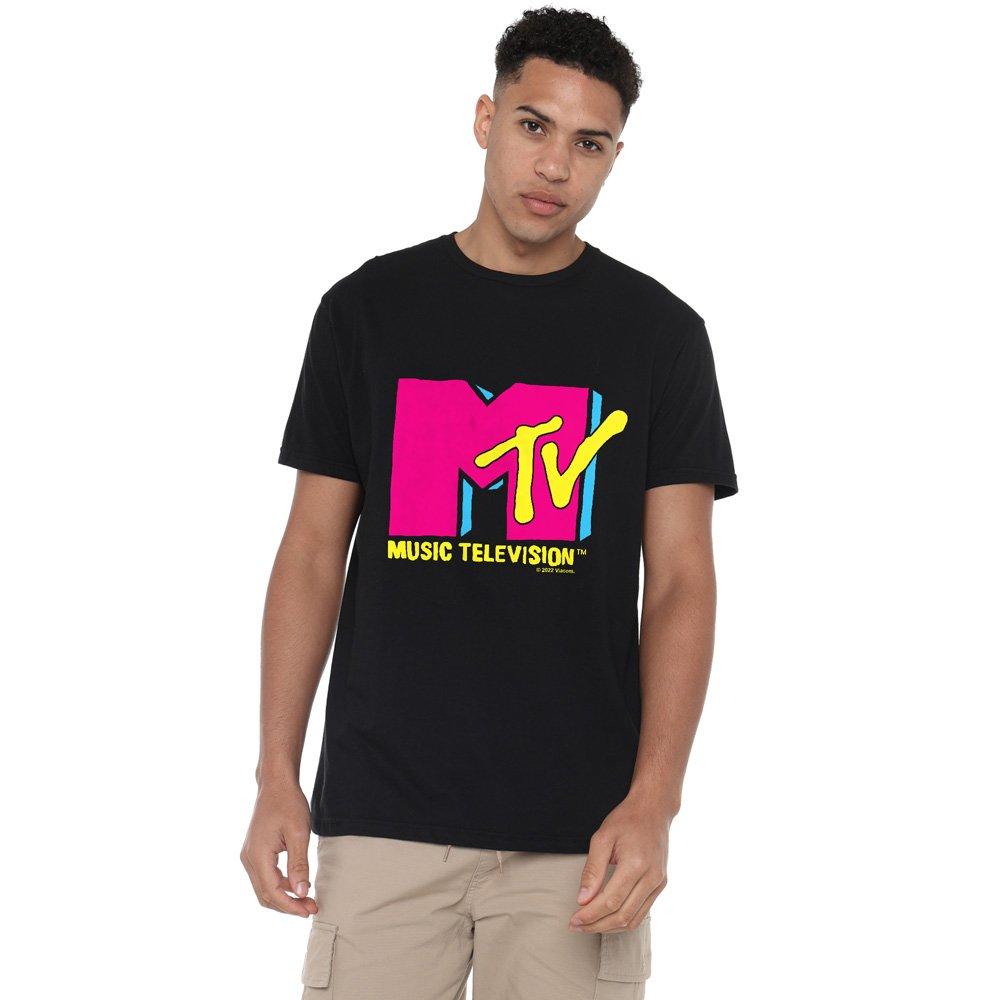 Black - Other - MTV Hot Pink Logo T-Shirt Black - 1