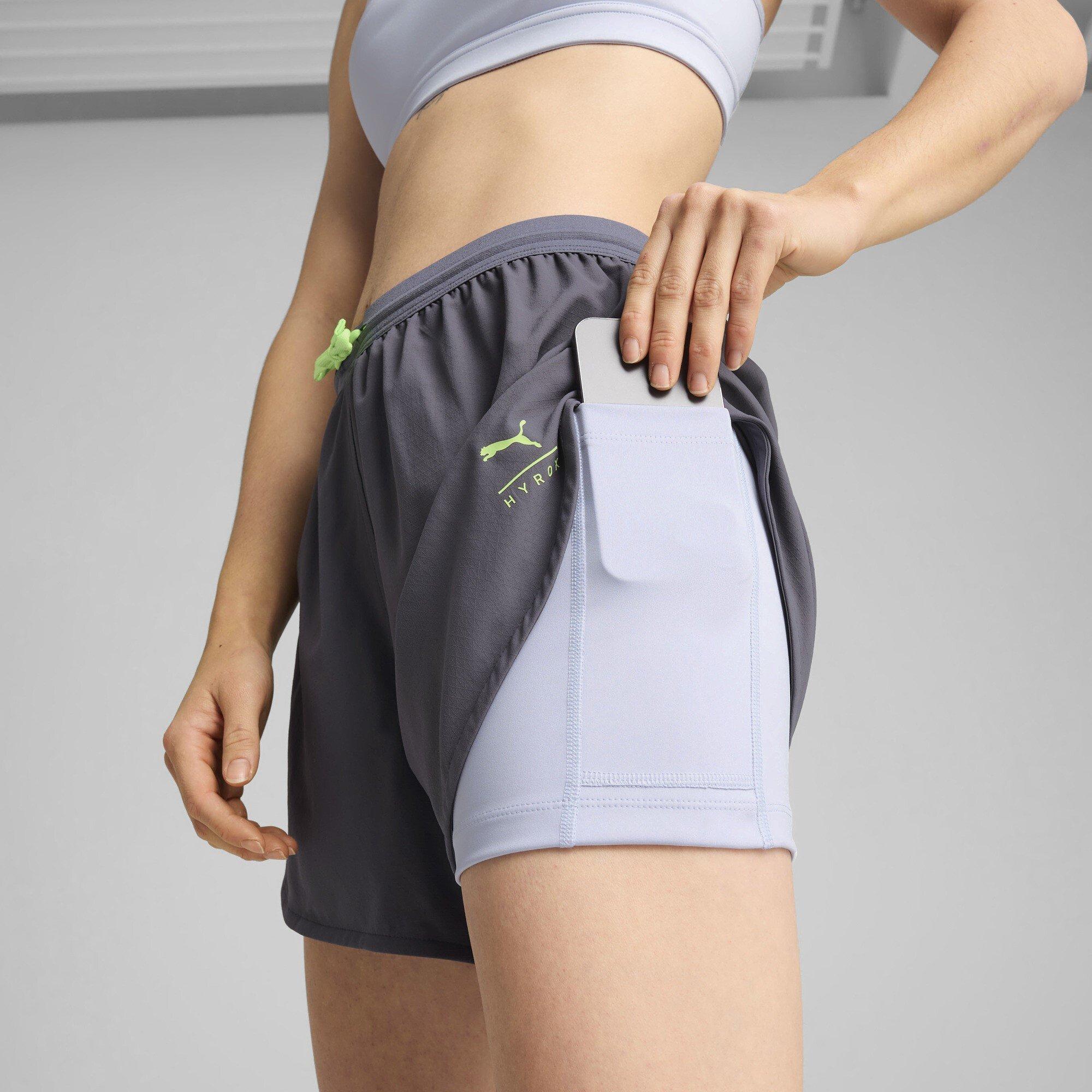 Galaktisches Grau - Puma - HYROX Ultraweave Performance Gym Shorts - 6